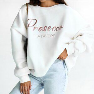 LARA FASHION UNI sweatshirt - PROSECCO - ONE SIZE